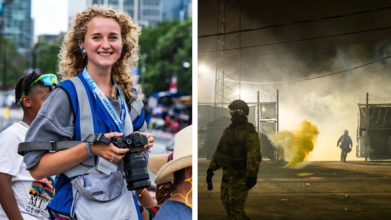Why Audrey Richardson runs towards rubber bullets and tear gas