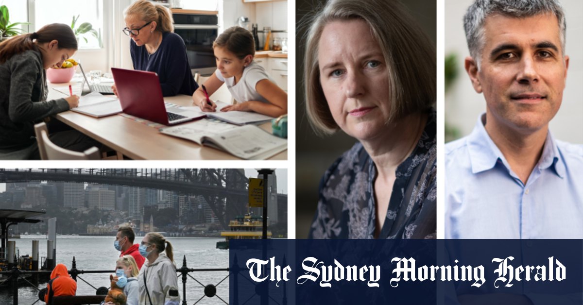 Working from home ‘considerably more effective’ than masks on children - Sydney Morning Herald