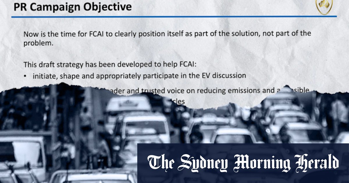 Australian car industry's secret emissions plan would slow drive toward electric vehicles - Vimarsana News