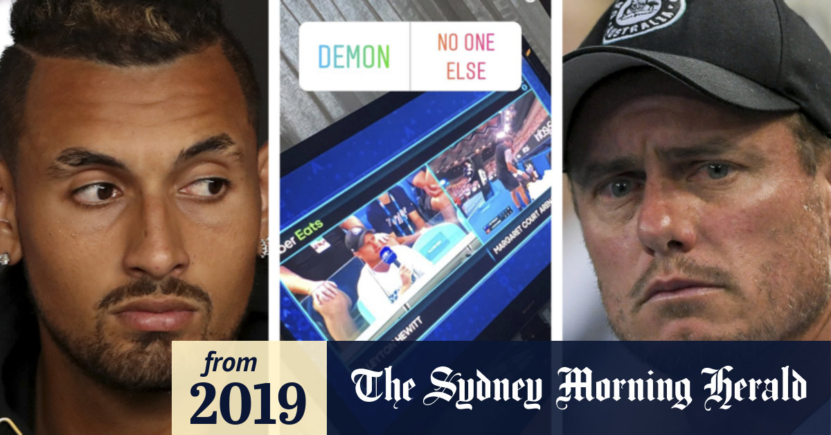 Australian Open 2019: Nick Kyrgios takes shot at Lleyton ...