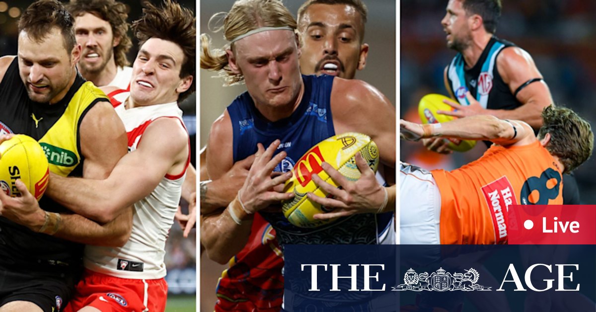 AFL Round 13 Scores & Results: Geelong vs Gold Coast, GWS vs Port Adelaide