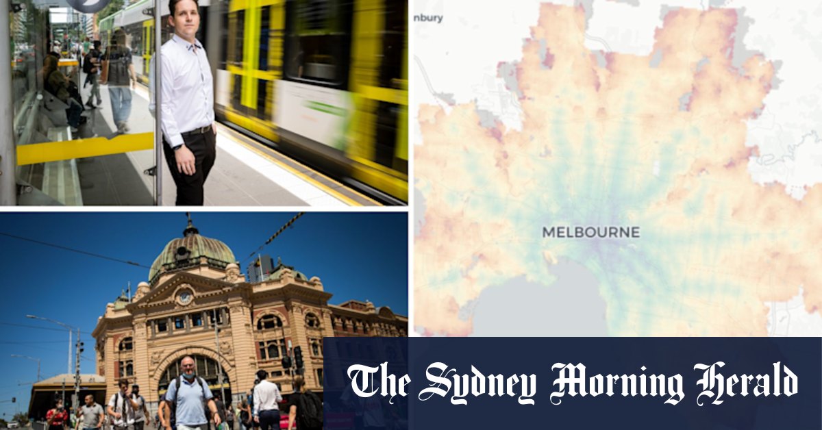 Melbourne property: Heat map of public transport travel times reveals the suburbs with the best commutes - Vimarsana News