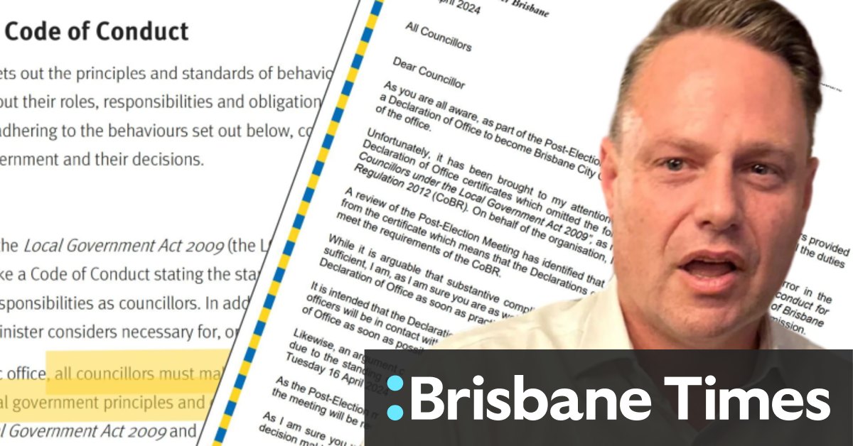 Brisbane City Council swearing-in to be redone 'inexcusable mistake' - Vimarsana News