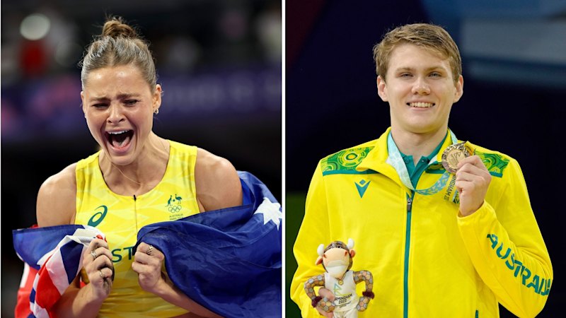 Third time’s a charm: Kennedy and Hodge named as Australia’s flag and baton bearers