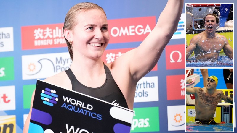‘Crazy’: The greatest night ever in Australian swimming? Dolphins dominate world championships