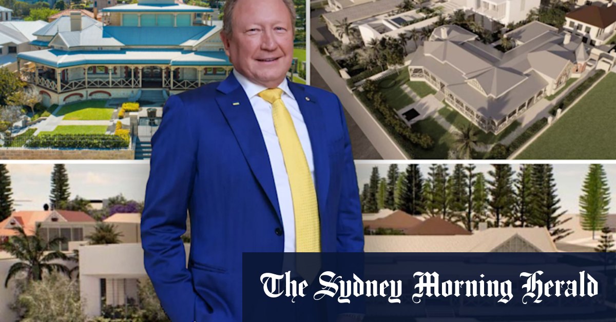 Andrew Forrest's Cottesloe heritage home to get facelift - Vimarsana News