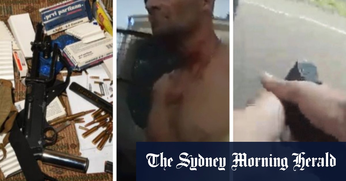 Police bodycam vision shows chaotic scenes as Bradley White fires 226 shots from his front door – Sydney Morning Herald