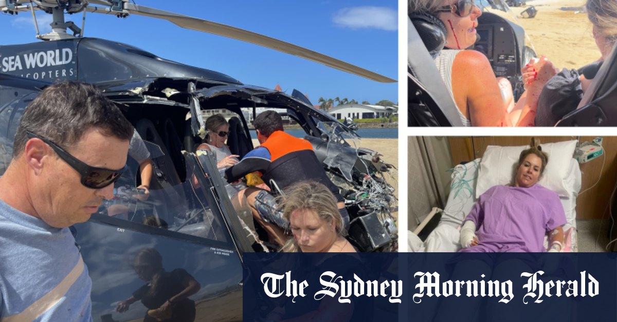 Gold Coast helicopter crash survivors share new photos of aftermath