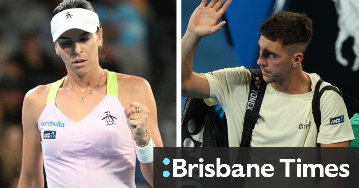 Ajla Tomljanovic Jelena Ostapenko मा झर्छ;  थानासी कोक्किनाकिस दोस्रो राउन्डमा ग्रिगोर दिमित्रोभसँग पराजित भएका थिए