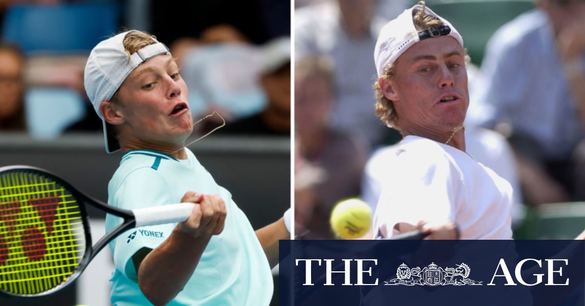 Australian Open 2025 Lleyton Hewitt’s son Cruz Hewitt makes debut at