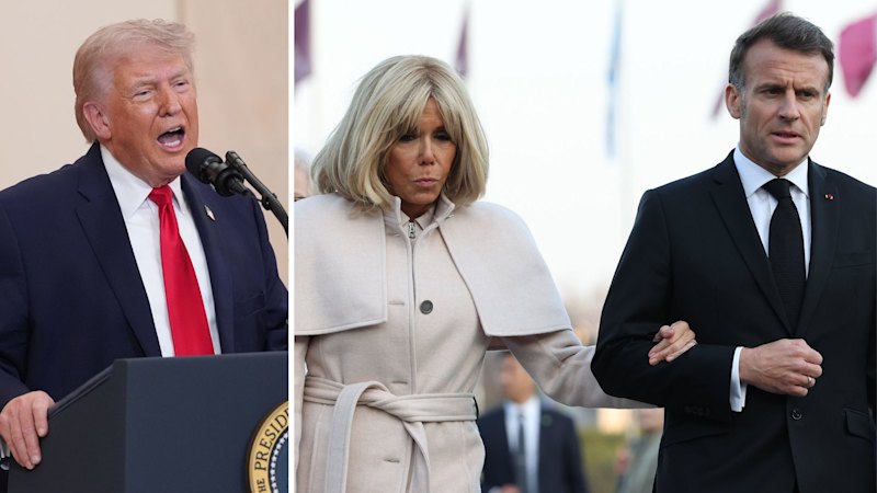 ‘Treated badly’: Trump sparks furore as he mocks Macron’s marriage