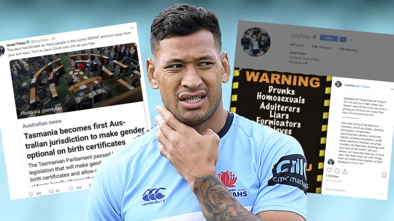 unacceptable fresh posts put folau on collision course with rugby australia - how to get more gay followers on instagram