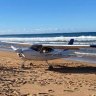‘You always think the worst’: Plane makes emergency landing on Sydney beach