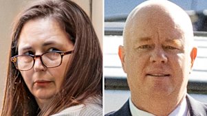 Erin Patterson and her estranged husband Simon Patterson.