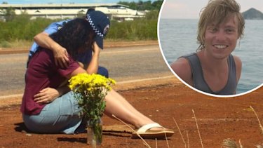 A son lost: Ingrid Bishop and (inset) Josh Warneke.