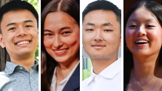 Among the students who completed their courses at the HSC in 2025 with top honors are Yao Xiao (extension 2 English); Emily Sonter (Earth and environmental science); Terry Chen (mathematics extension 2) and Stacy Zhang (chemistry and biology).