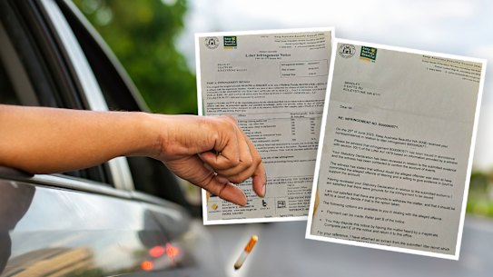 Bradley will have to go to court to prove he has been falsely accused of littering.