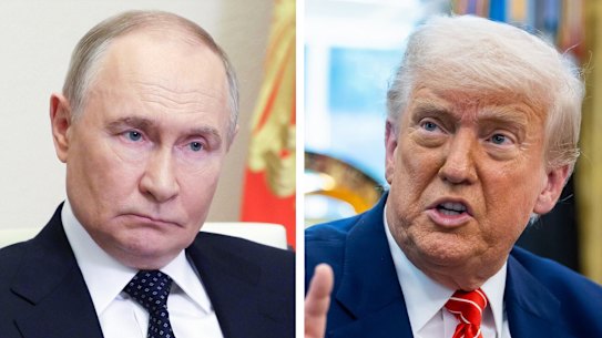 Vladimir Putin and Donald Trump.