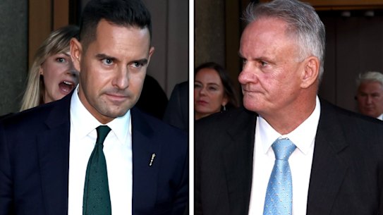 Sydney MP Alex Greenwich and Mark Latham.