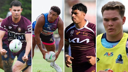 NRL 2026 breakout players composite