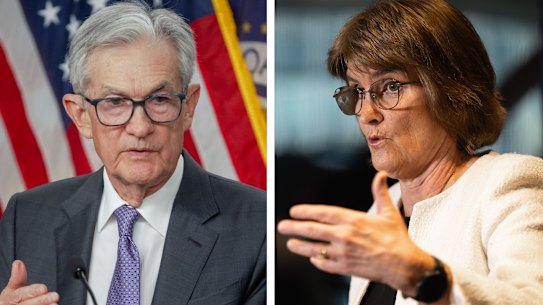 RBA governor Michele Bullock has signalled her support for Fed chair Jerome Powell 