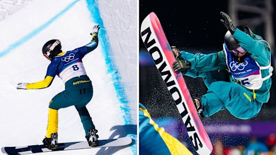 Australian snowboarders Cam Bolton (left) and Misaki Vaughan (right) have been forced to withdraw from the Milano Cortina 2026 Winter Olympics due to injury.