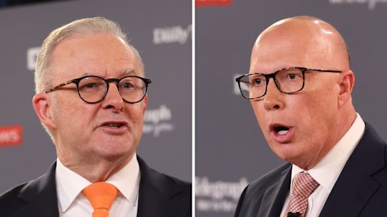 Anthony Albanese was quick with his response to Peter Dutton’s spending accusation.