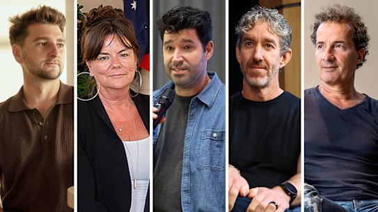 Top Climate 200 donors: Marcus Catsaras, Deborah Barlow, Cliff Obrecht, Scott Farquhar and Robert Keldoulis.