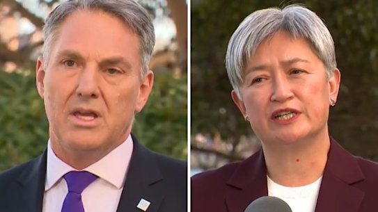 Defence Minister Richard Marles and Foreign Minister Penny Wong.