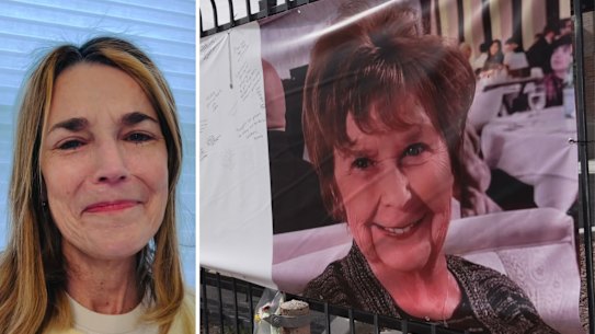 Composito di Savannah Guthrie e Nancy Guthrie.