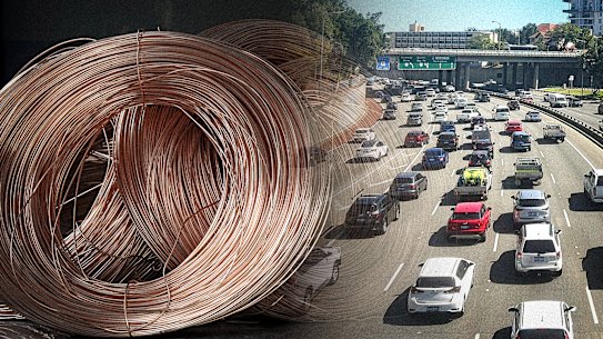 Copper cable, Main Roads WA, copper theft, Western Australia, Perth, Perth roads. Picture: WAtoday
