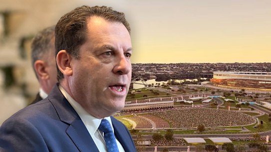 Crown Perth chairman John Van Der Wielen, Burswood racetrack plans, WAtoday. 