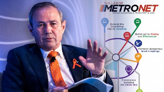 WA Premier Roger Cook, Metronet, light rail, public transport Perth, Western Australia. Picture: WAtoday
