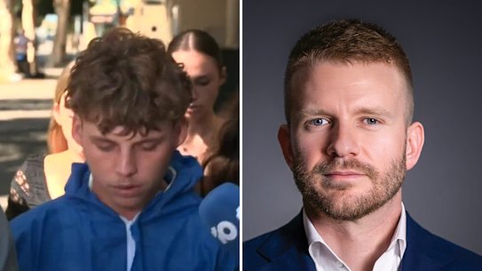 Brodie Jake Dewar, left, is accused of assaulting prominent WA Labor figure Tim Picton, leaving him in a coma. Picture: 9News Perth/Supplied