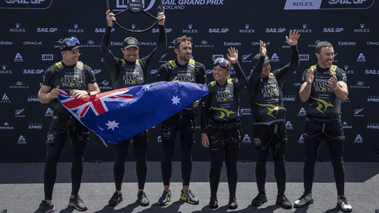 Australia win the Auckland Sail Grand Prix.