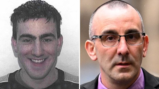 Then and now: A young Jason Roberts (left) and in September last year.