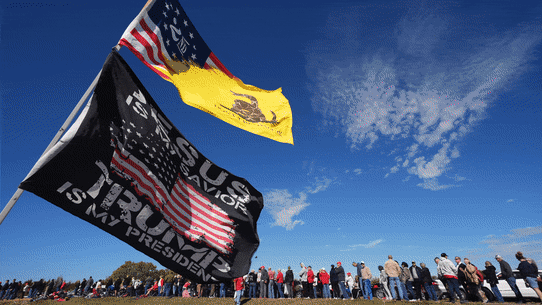 Manifestazione di Trump nel Kansas
