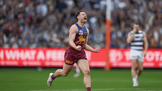 Brisbane Lions grand final celebrations GIF