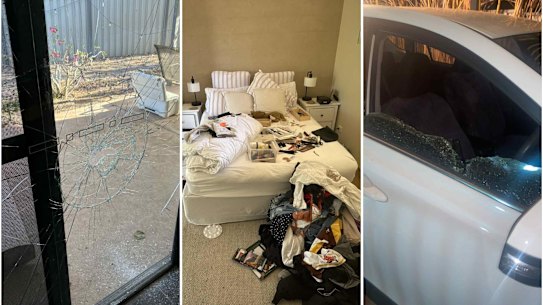 Teacher accommodation destroyed in Kununurra. 