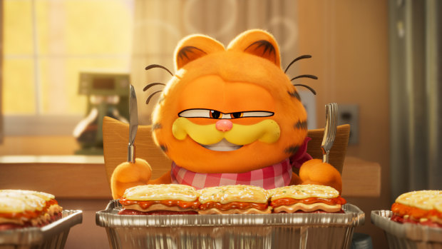 Big fat hairy deal: Chris Pratt’s new Garfield goes to the dogs