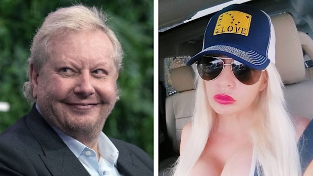Kimberlee Cvitash (right) is romantically linked to WiseTech founder Richard White.