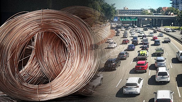 Copper cable, Main Roads WA, copper theft, Western Australia, Perth, Perth roads. Picture: WAtoday