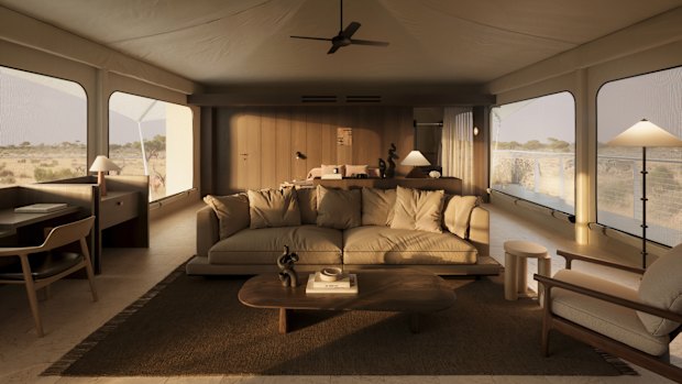 Twenty new luxury tents are due to open at Monarto Safari Resort in April.