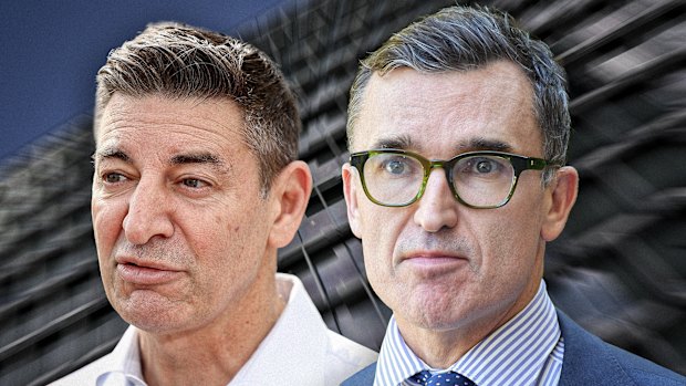 WA opposition leader Basil Zempilas, Perth MP John Carey, City of Perth. Picture: WAtoday
