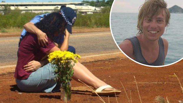 A son lost: Ingrid Bishop and (inset) Josh Warneke.