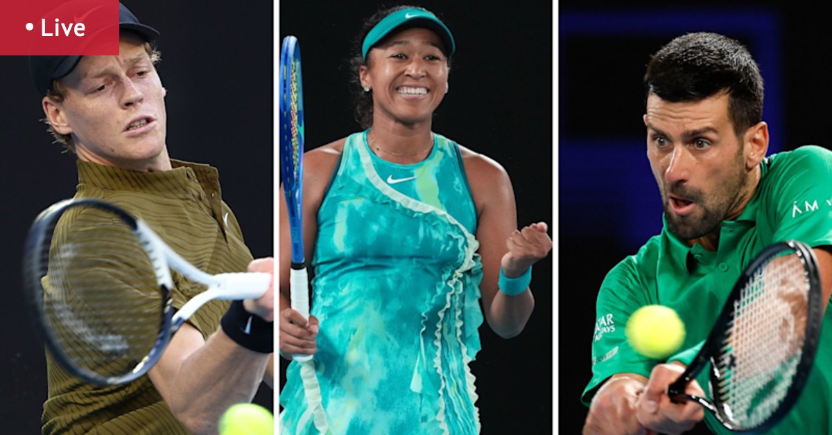 Australian Open 2026 LIVE updates: Duckworth faces champ Sinner; Djokovic, Osaka in title chase; ‘Special Ks’ in all-Aussie showdown