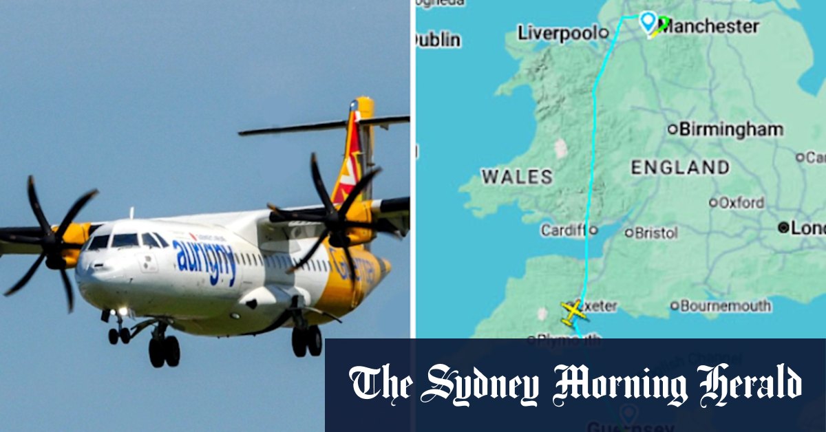 A million people logged on to track a short UK flight. No one knows why