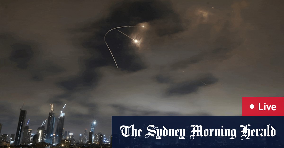 Image of the Haifa missile attack aftermath