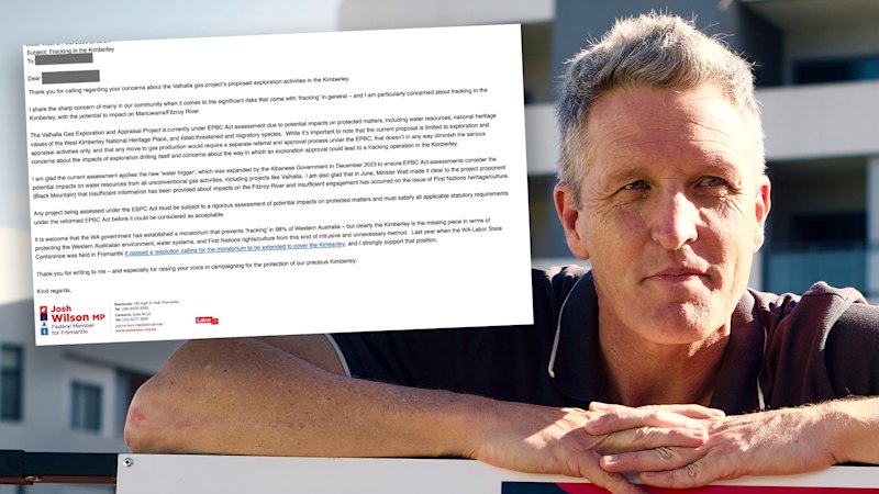 Leaked letter reveals growing Labor rift over Kimberley fracking