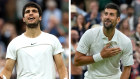 Carlos Alcaraz and Novak Djokovic will meet in the Wimbledon men’s final.